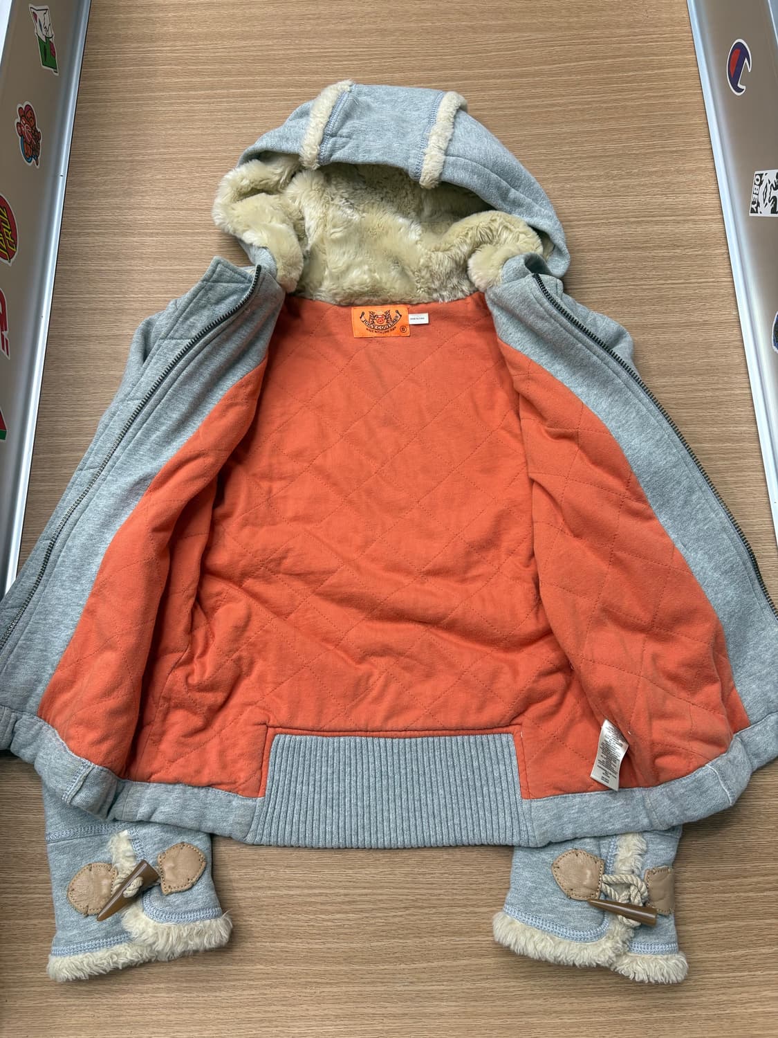 쥬시꾸뛰르 딱붙 더플후드집업 상품이미지4