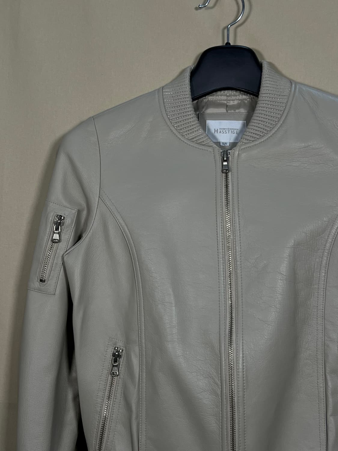 헤스티지 이태리 양가죽 봄버 자켓 처분  상품이미지2