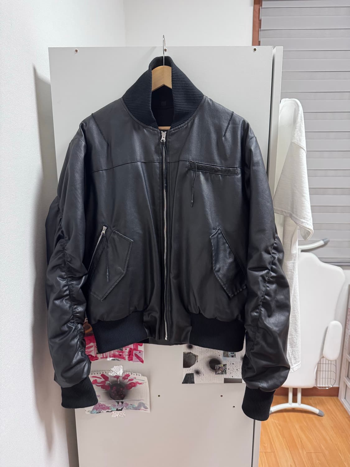 Nicolas Lee wax bomber [L-XL] 상품이미지3