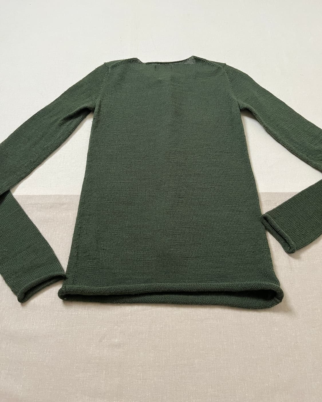 요지야마모토 롱 플라켓 니트 Y’s yohji yamamoto 헨리넥 상품이미지7