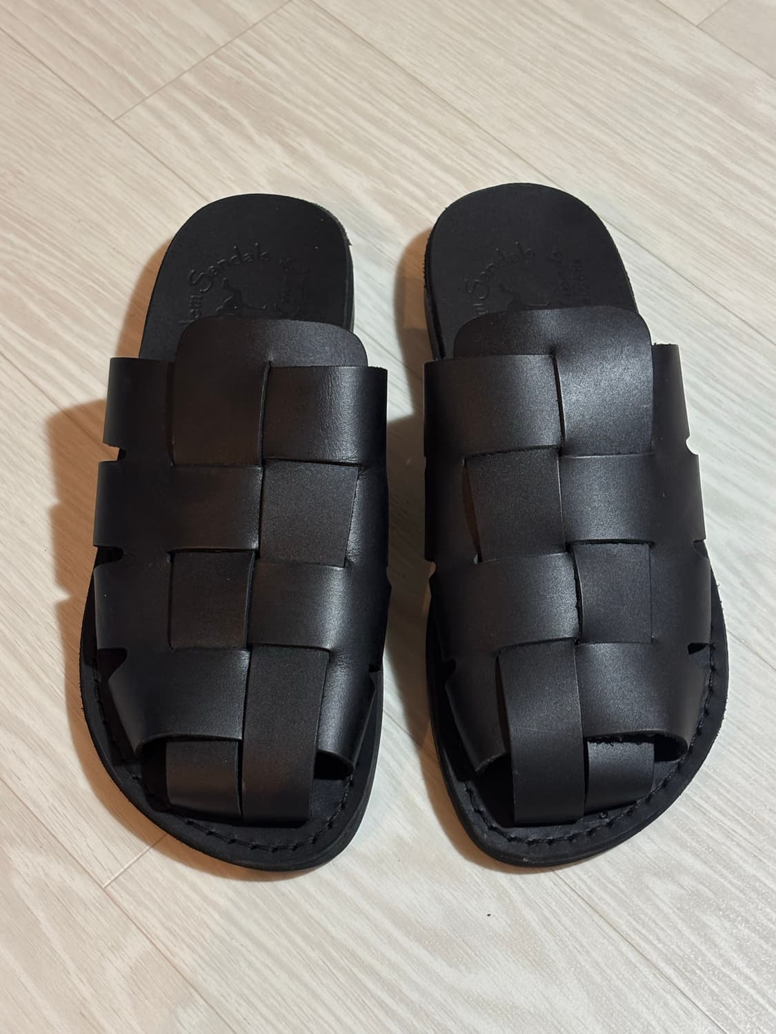 예루살렘 샌들 1083 세일러 슬라이드 블랙 280 상품이미지1