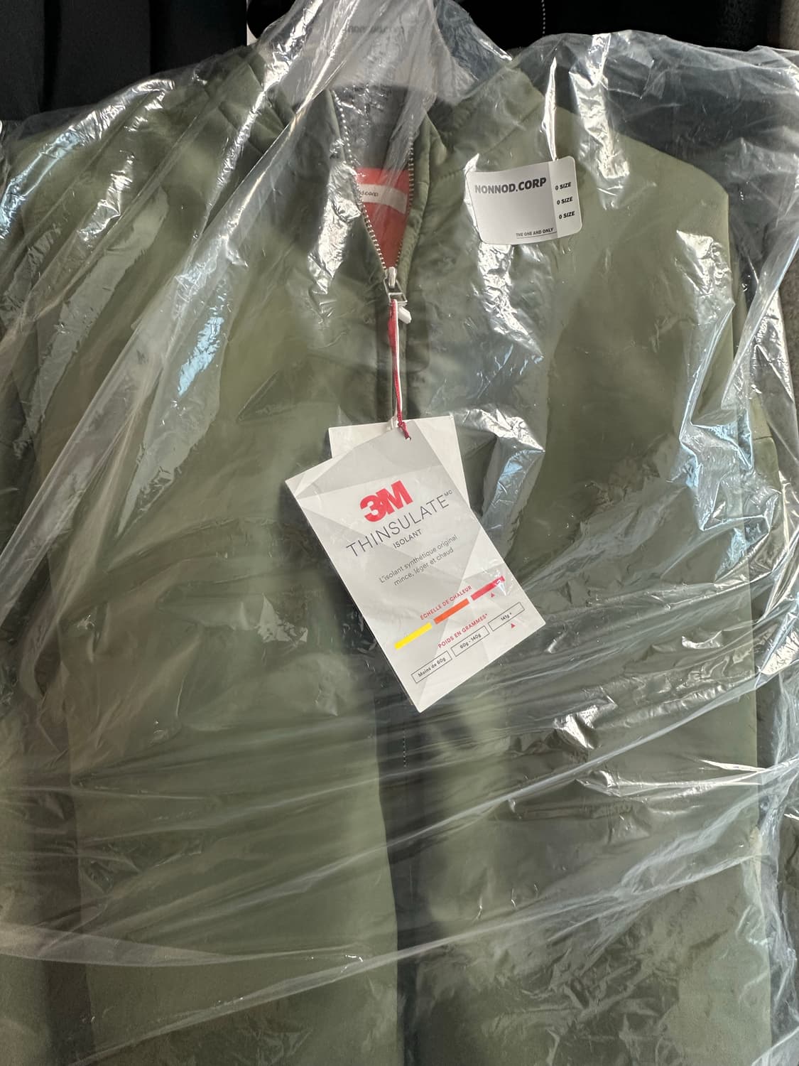 [OS]논노드 러스터 봄버 카키 상품이미지2