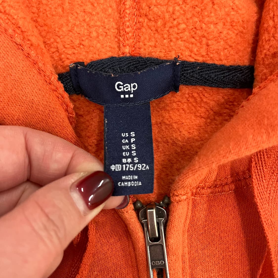 [90] 갭 기모 후드 집업 자켓 0114M1 상품이미지2