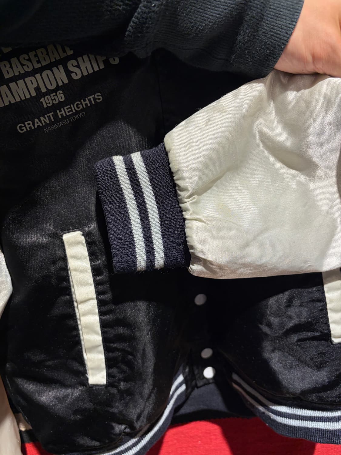 Ted company baseball jacket / 테드맨 사틴 자켓 상품이미지6