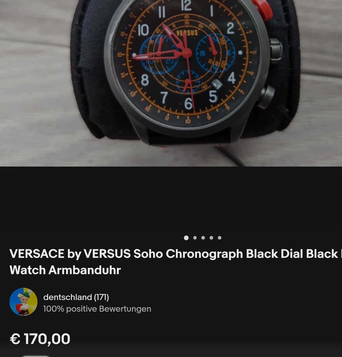 # 베르사체 정품 베르수스 멀티펑션 남성명품 시계 급처 상품이미지10