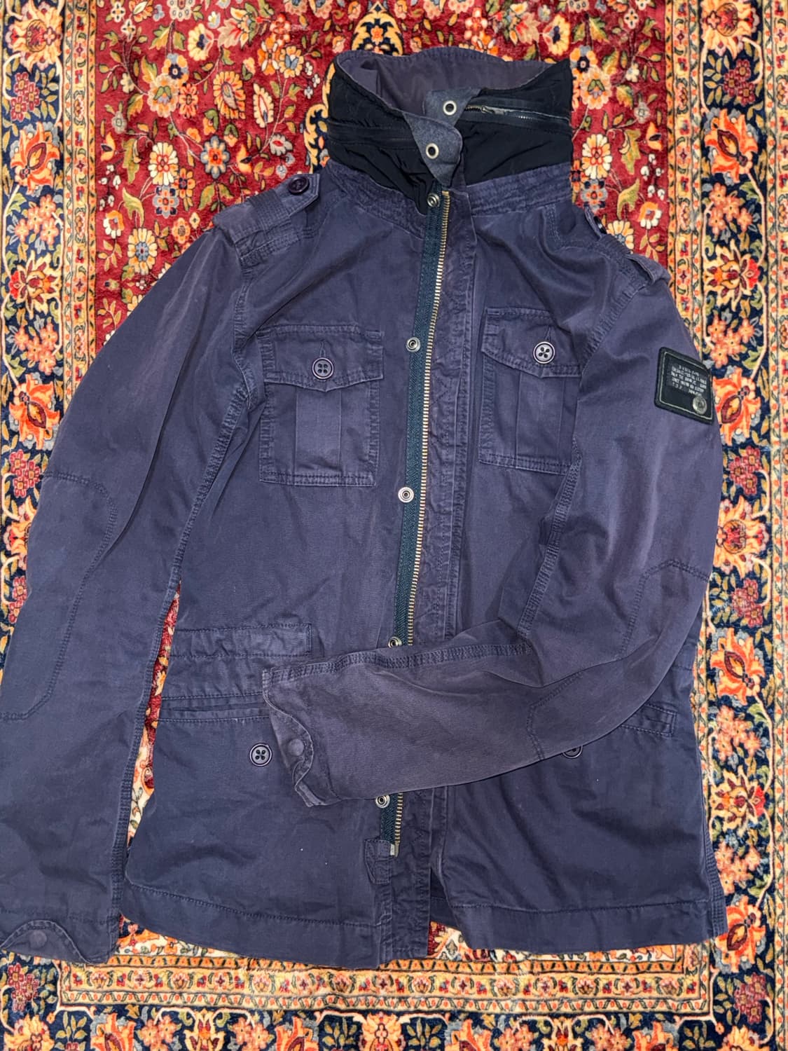 diesel 디젤 빈티지 야상 자켓 퍼플 상품이미지1