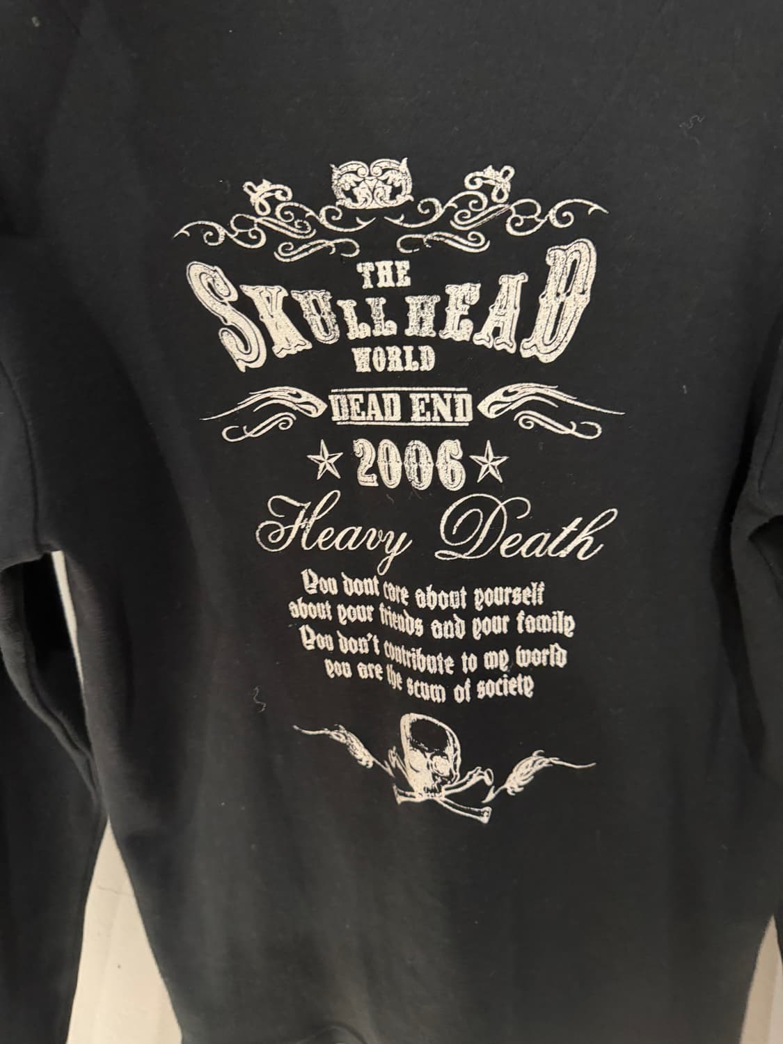 layered detail punk printing long sleeve 상품이미지7