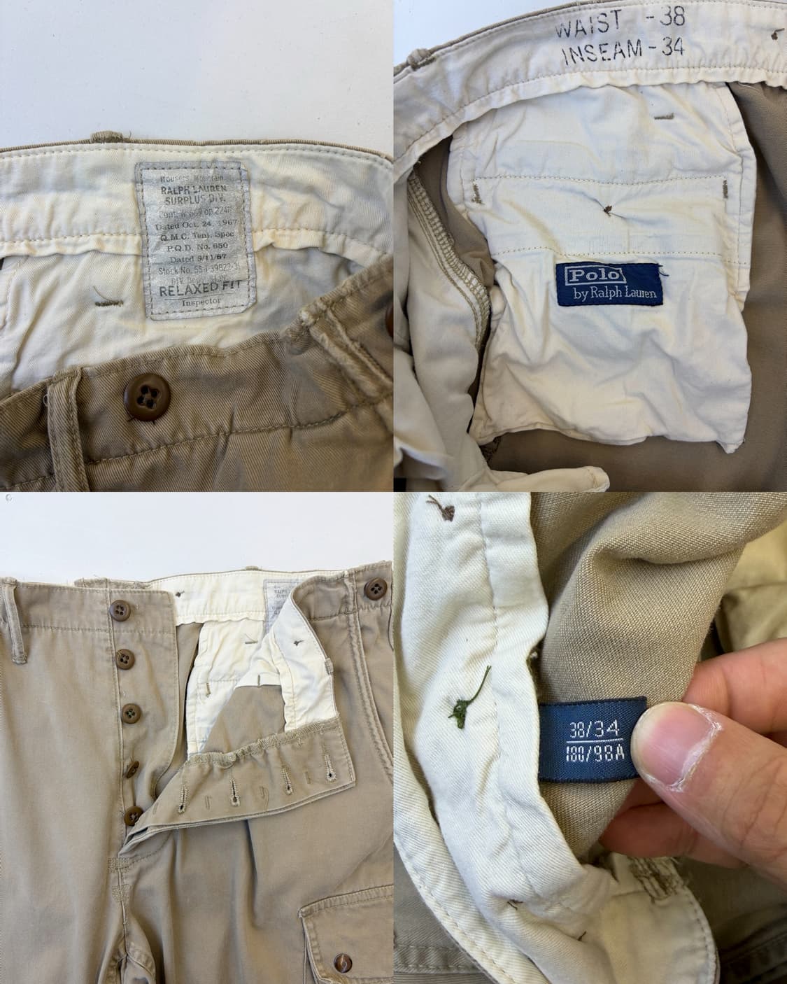 폴로랄프로렌 더블니 카고 워크 팬츠 상품이미지6