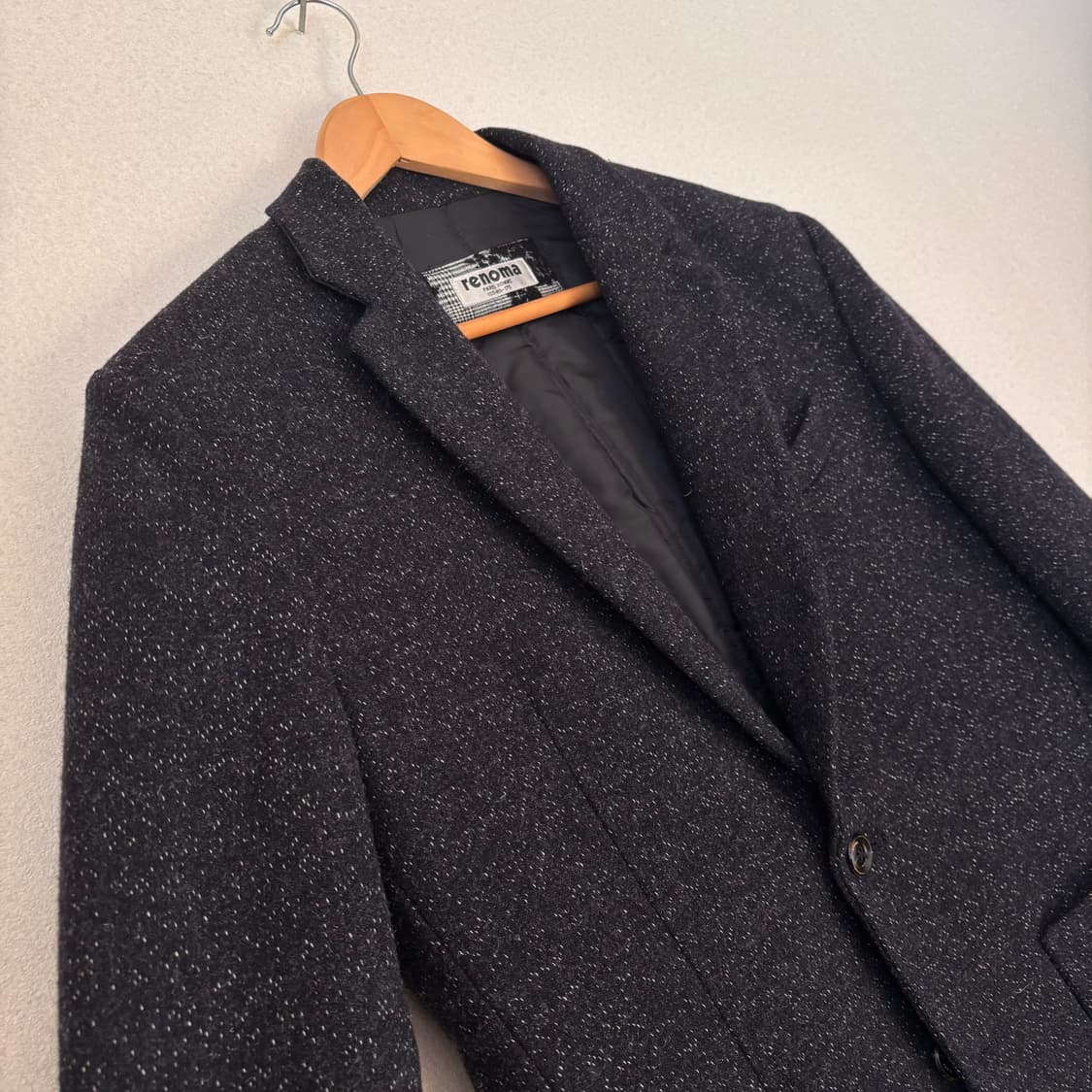 레노마 슬림핏 자켓 FW 독특한 질감 95 다크네이비 콤비 상품이미지9