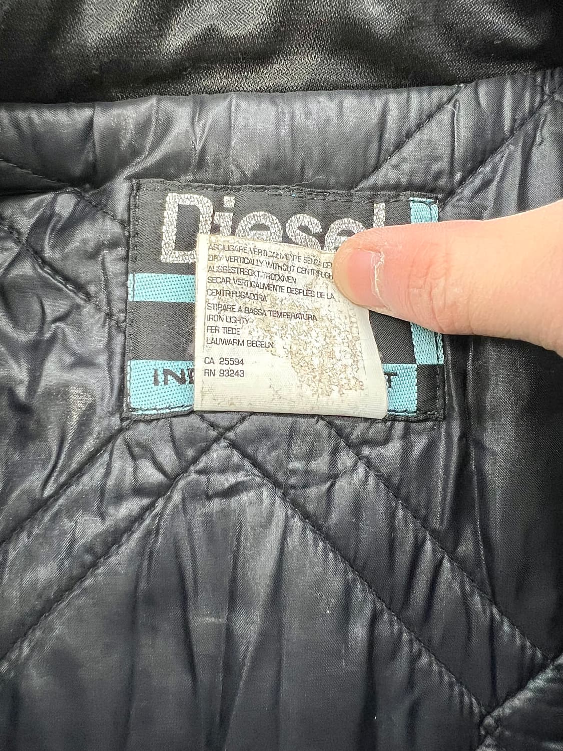 디젤 블랙 벨벳 스웨이드 도킹 헌티드 포켓 코트 자켓 상품이미지9