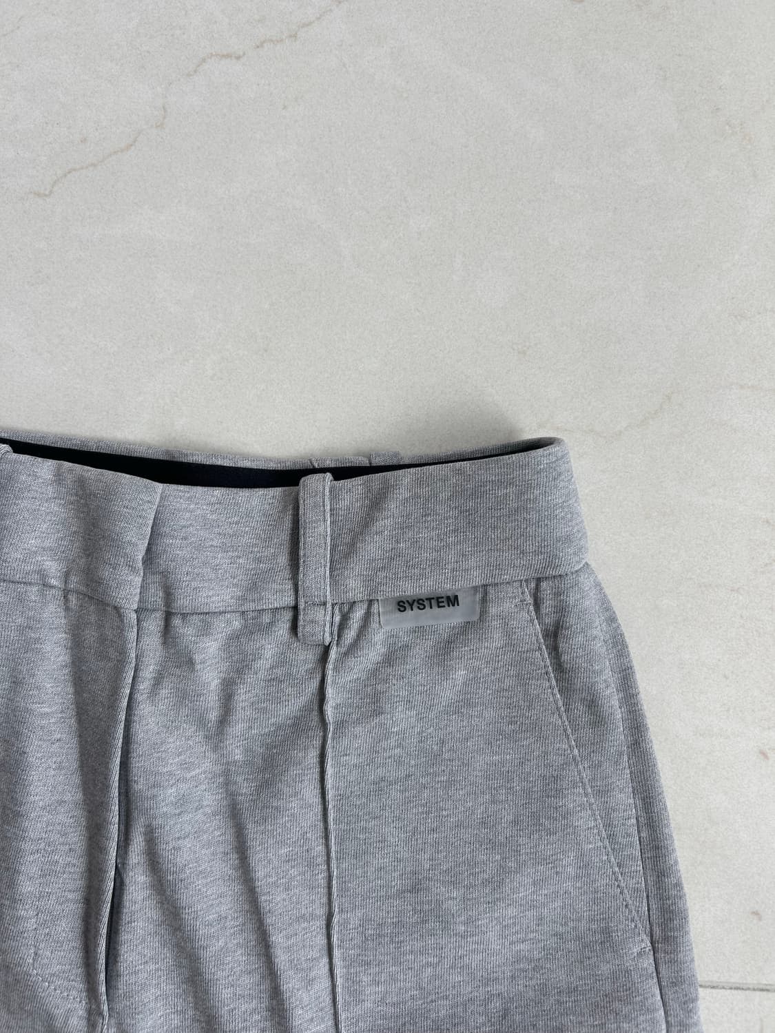 SYSTEM 회색 와이드 팬츠 (새상품) 상품이미지3