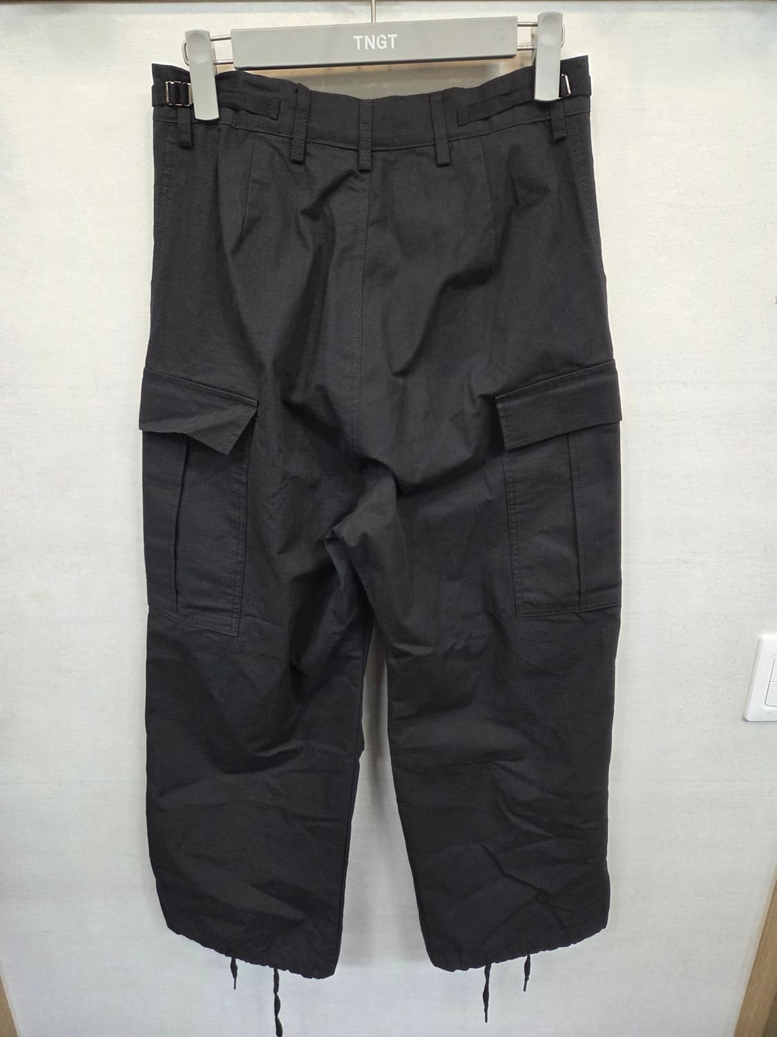 Nedews 밀리터리 립스타 와이드 파라슈트 카고팬츠 27 28  상품이미지2