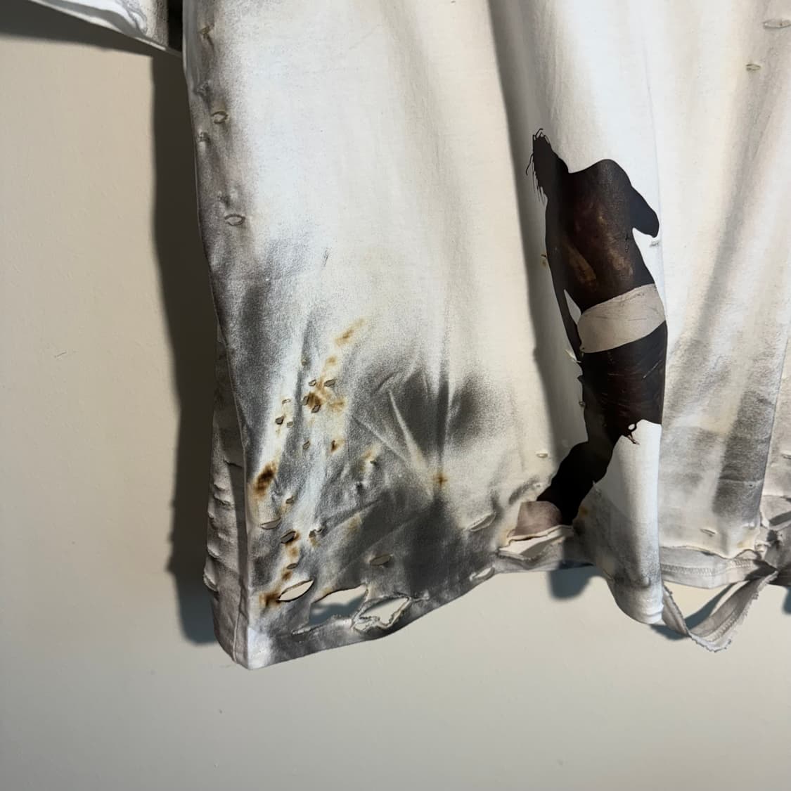 빈티지 트래비스스캇 디스트로이드 데미지 반팔 상품이미지5