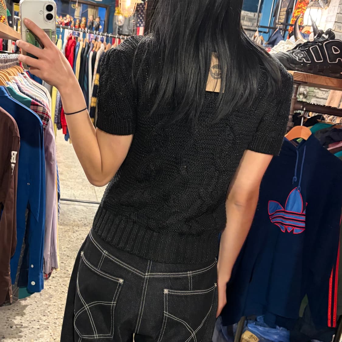 POLO 폴로 랄프로렌 글리터 반팔 니트
 상품이미지4