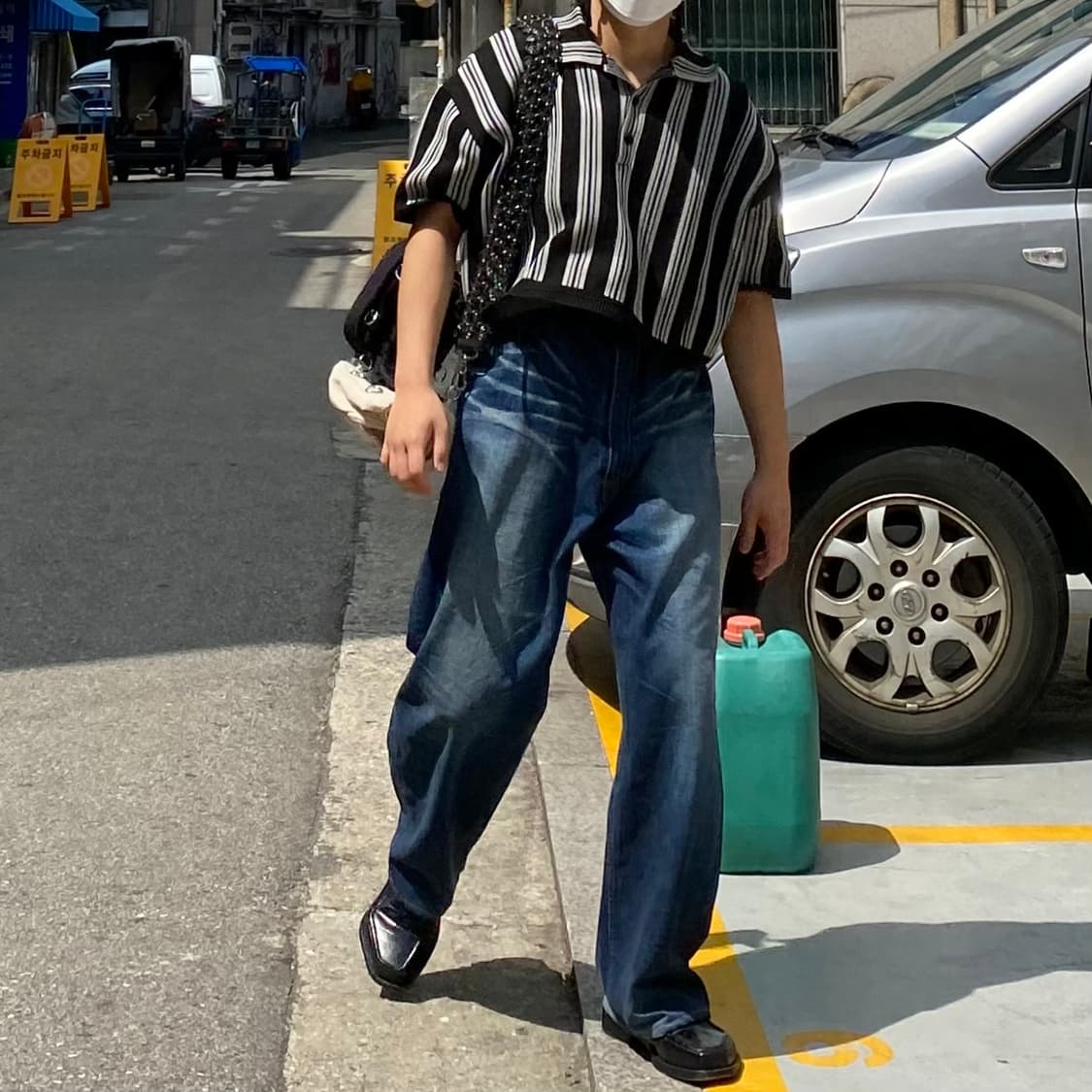 발렌시아가 캣 워싱 데님 L 상품이미지3