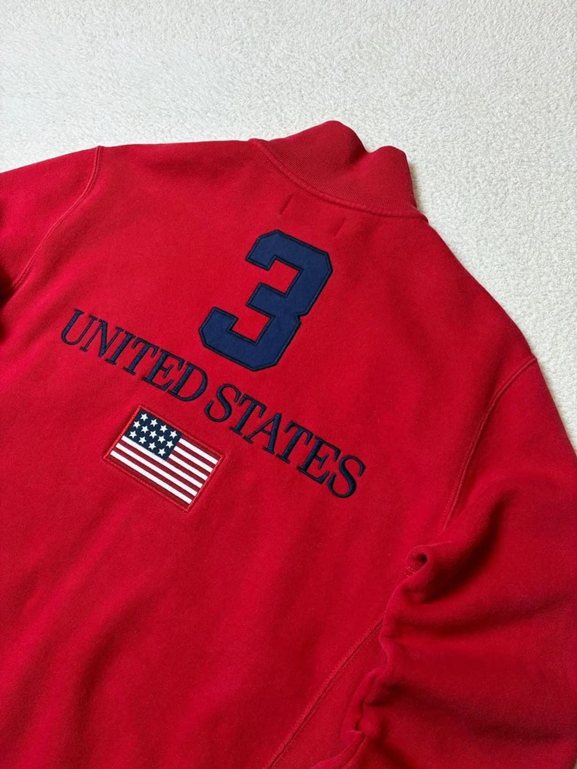 폴로 랄프로렌 00's US 빅포니 브리튼 레드 코튼 집업 PN6627 상품이미지8