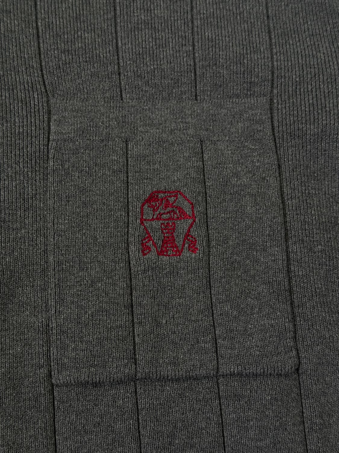 브루넬로 쿠치넬리 시그니처 로고 폴로 니트셔츠 M 상품이미지3