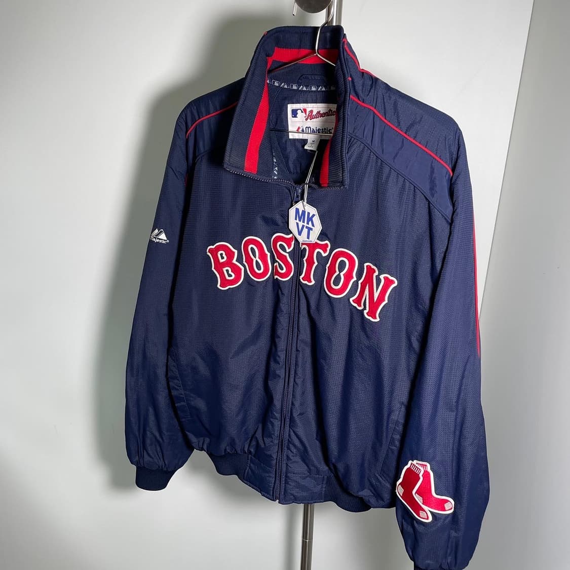 마제스틱 Authentic 보스턴 레드삭스 바시티 자켓 상품이미지4