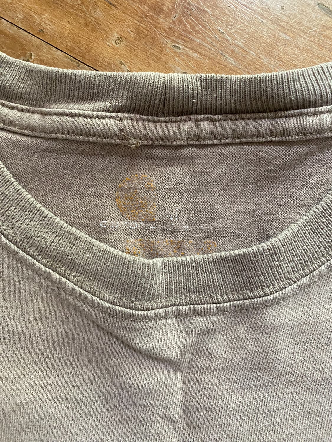 칼하트 반팔티 카키색 M (100) 상품이미지3