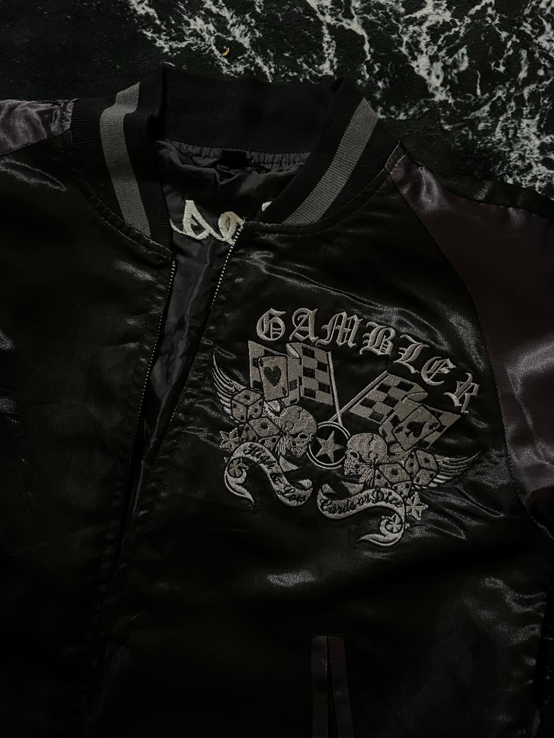 일본빈티지 펑크블랙스카잔 상품이미지2