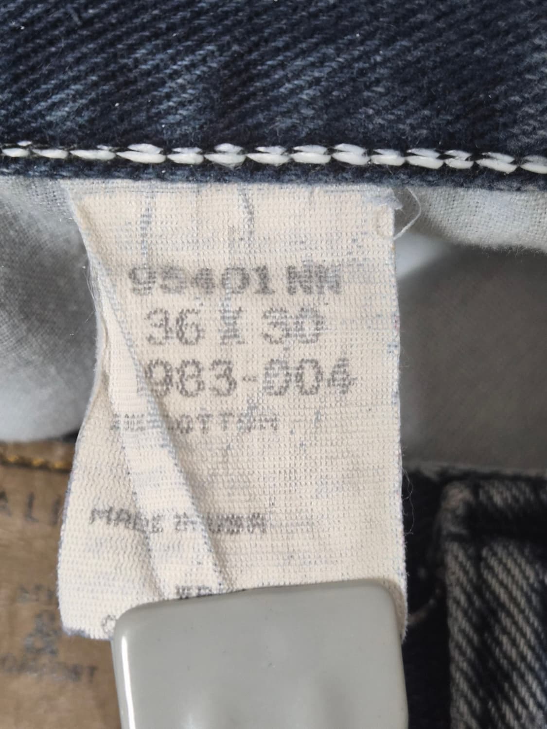 랭글러wrangler 데님 진 36사이즈 P-80 상품이미지5