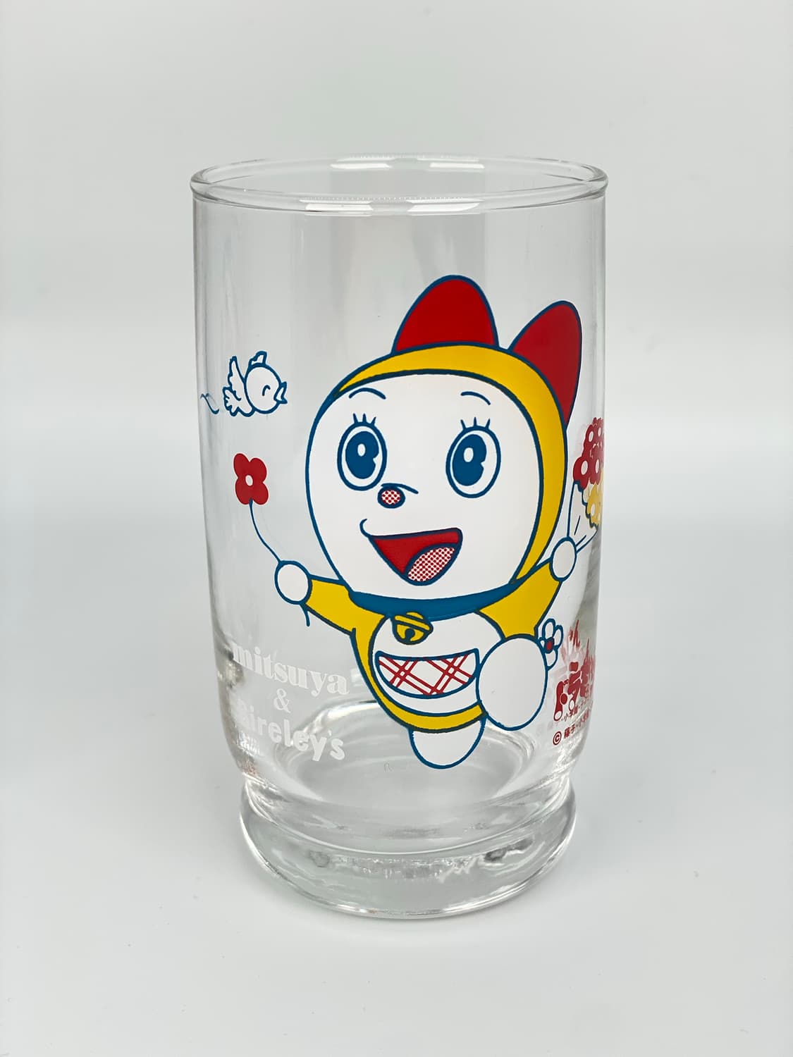 빈티지 미츠야 사이다 도라에몽 도라미 프린팅 유리컵 2p 세트 상품이미지4
