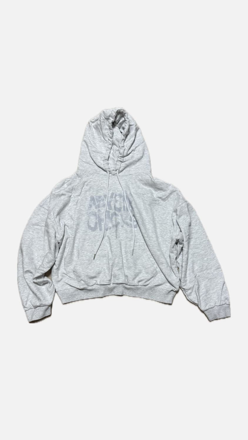 칙스 오버핏 후드티 멜란지 상품이미지1