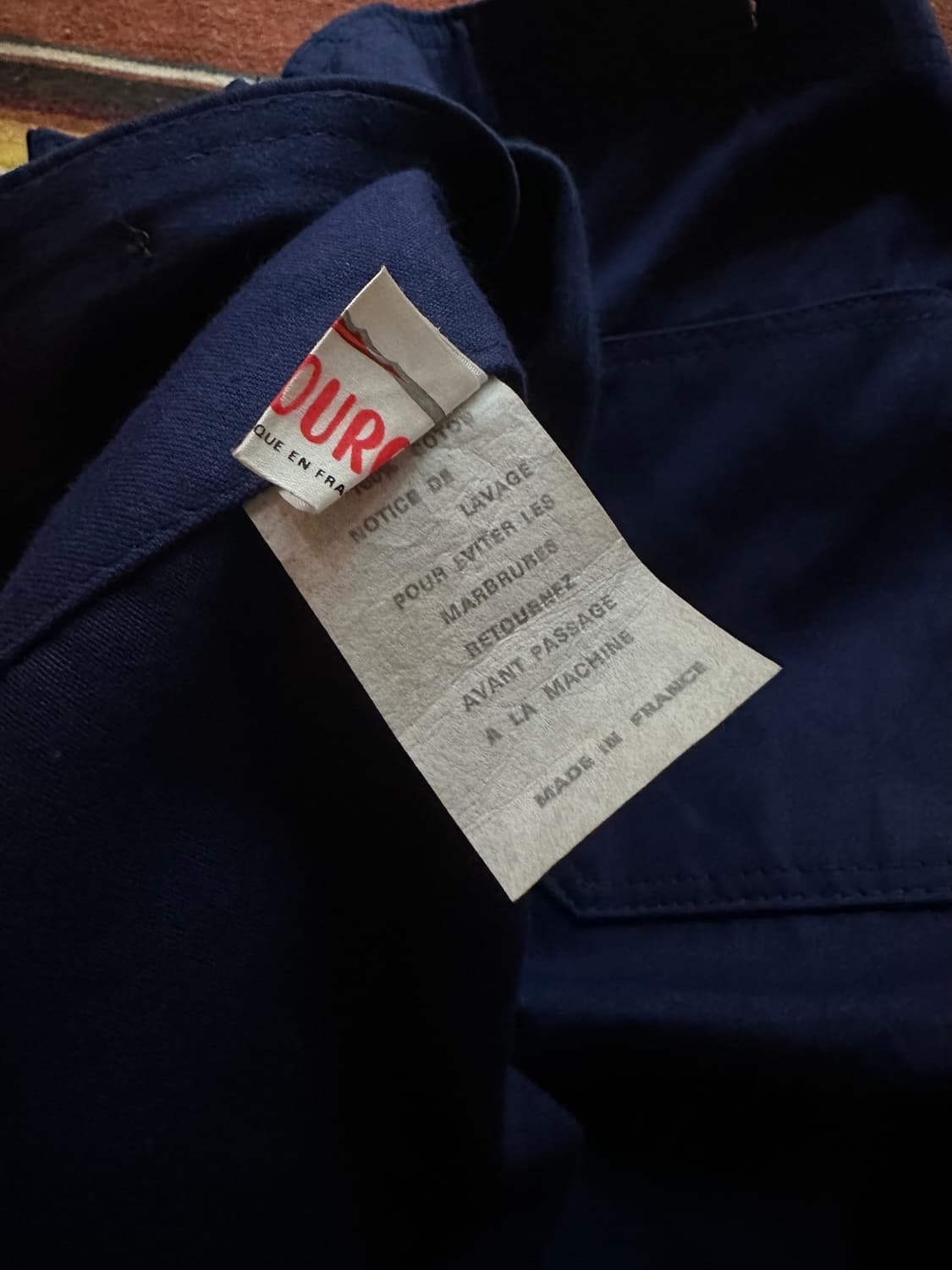 60s Le labouer 르 라부어 빈티지 몰스킨 워크 자켓 상품이미지5