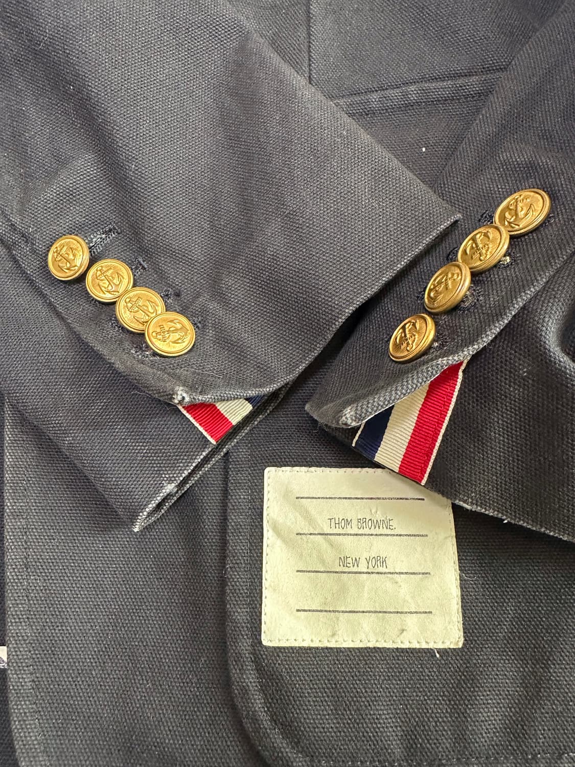 톰브라운 아카이브 금장 치노 자켓 상품이미지5