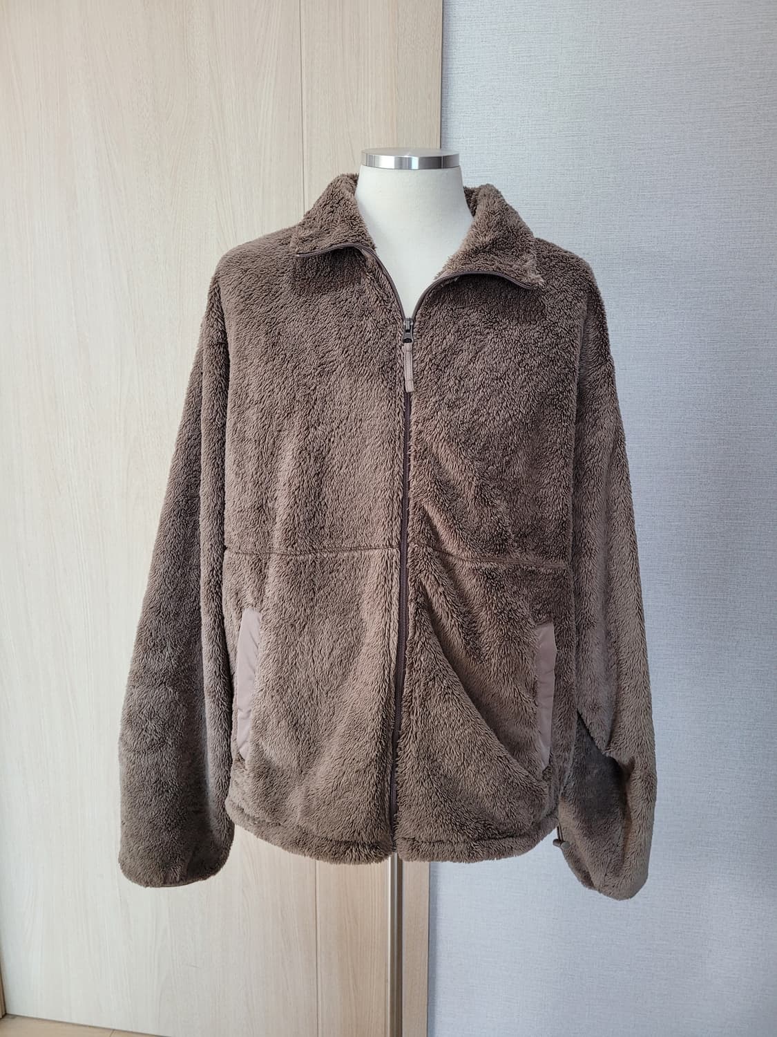 스파오 SPAO 남자 플리스 자켓 XL 브라운 상품이미지1