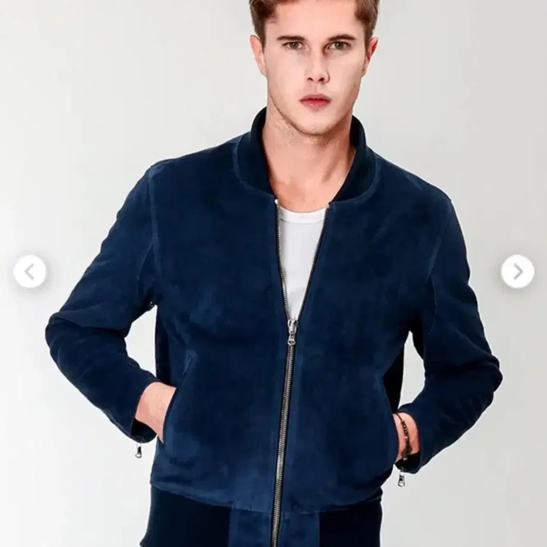 고스트테일러 소가죽 스웨이드 자켓 M 상품이미지2