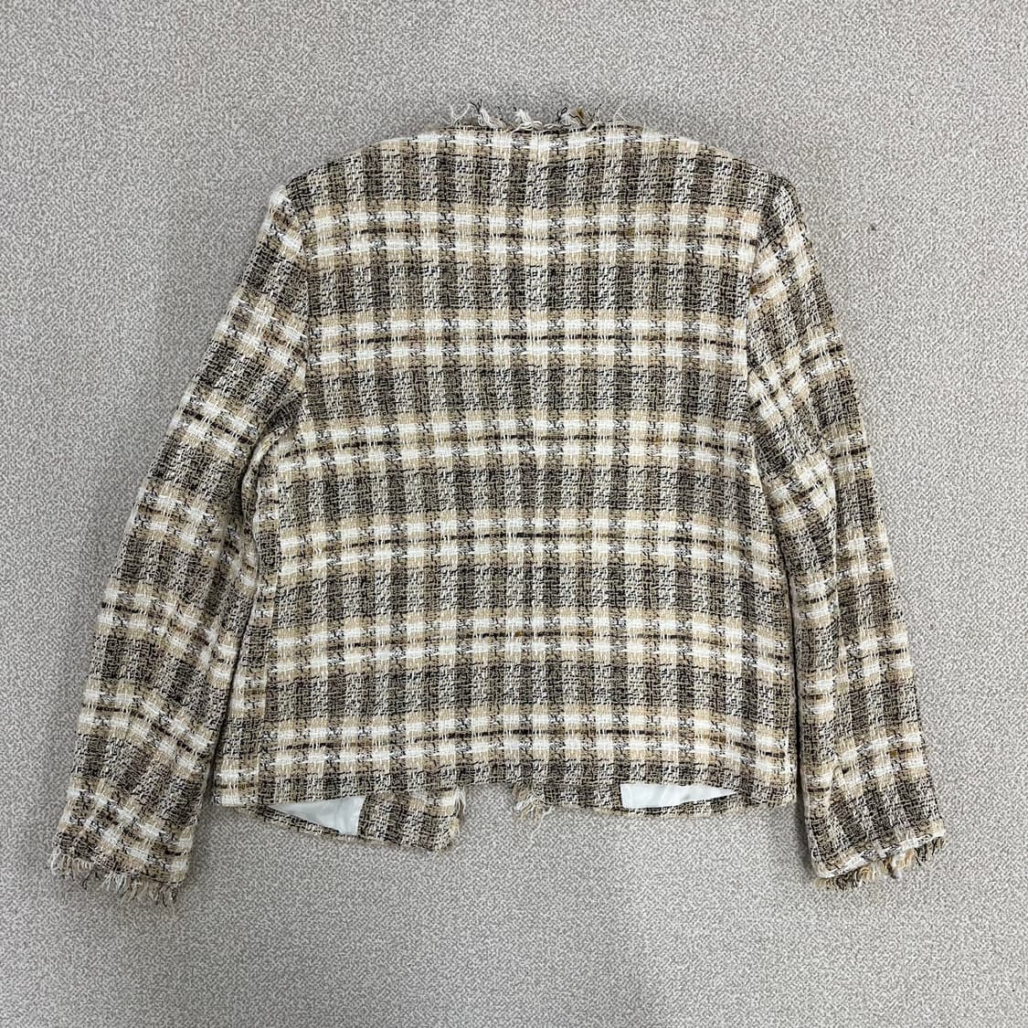 S 자라 여성 트위드 자켓 0213M 상품이미지4