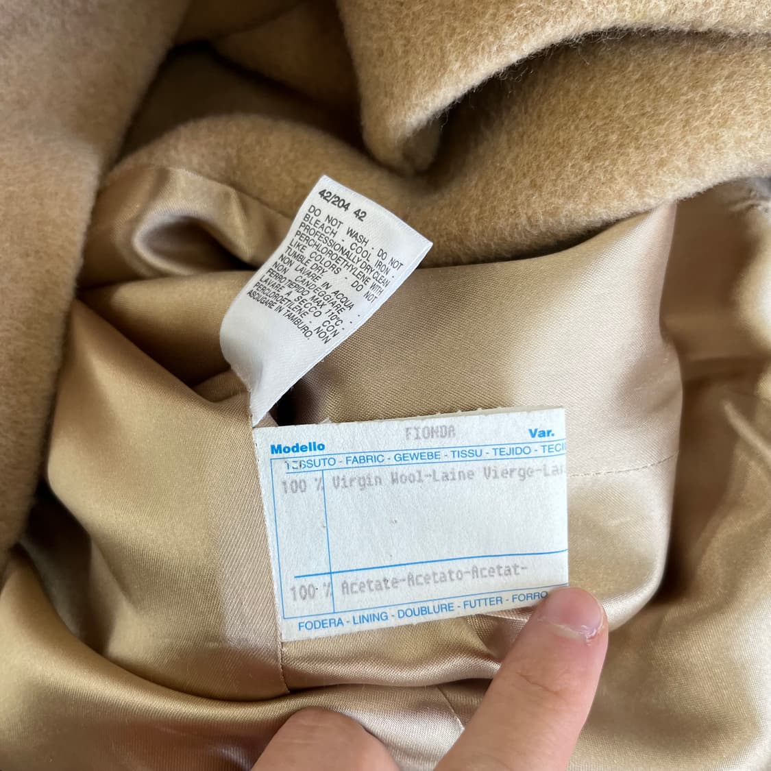 막스마라 라나울 하프코트 42 상품이미지6