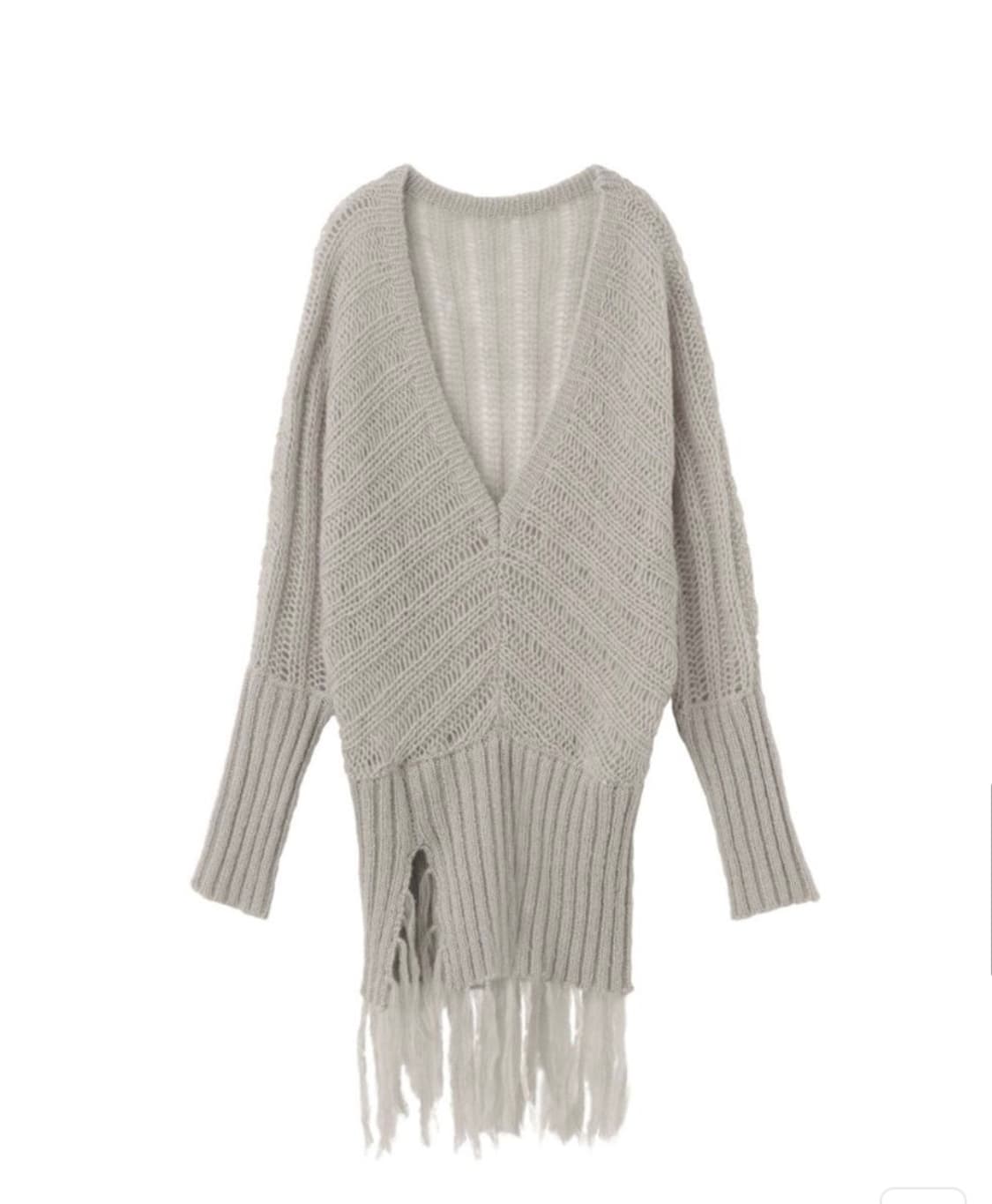 스컬프터Upside Down Two Way Sweater L.Gray 상품이미지6