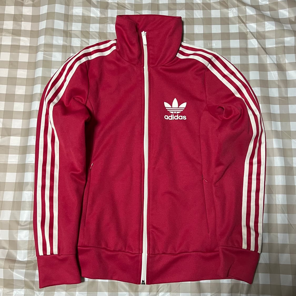 아디다스 유로파 져지 핑크 95 집업 삼선 핑크 트랙탑 상품이미지1