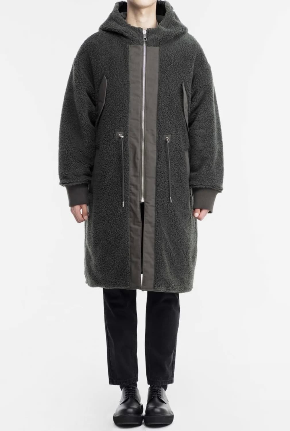 송지오 리버시블 쉐르파 롱 파카 점퍼 상품이미지1