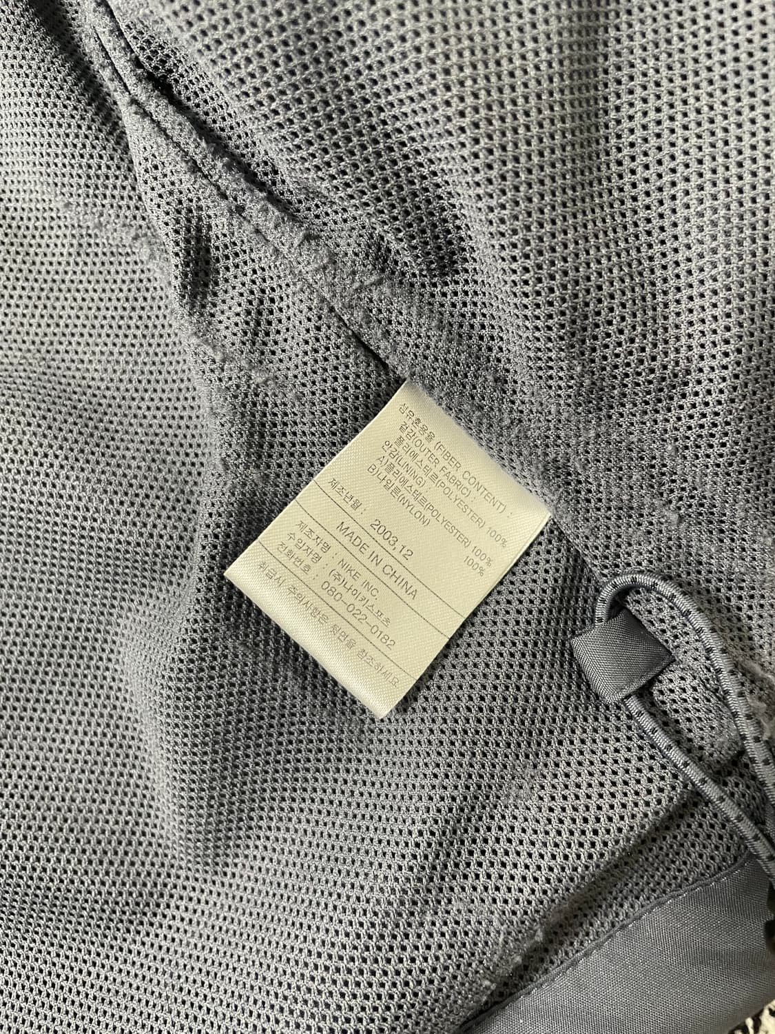 빈티지9. 나이키 00s 배색 윈드브레이커 바람막이 셋업 트레이닝세트 상품이미지4