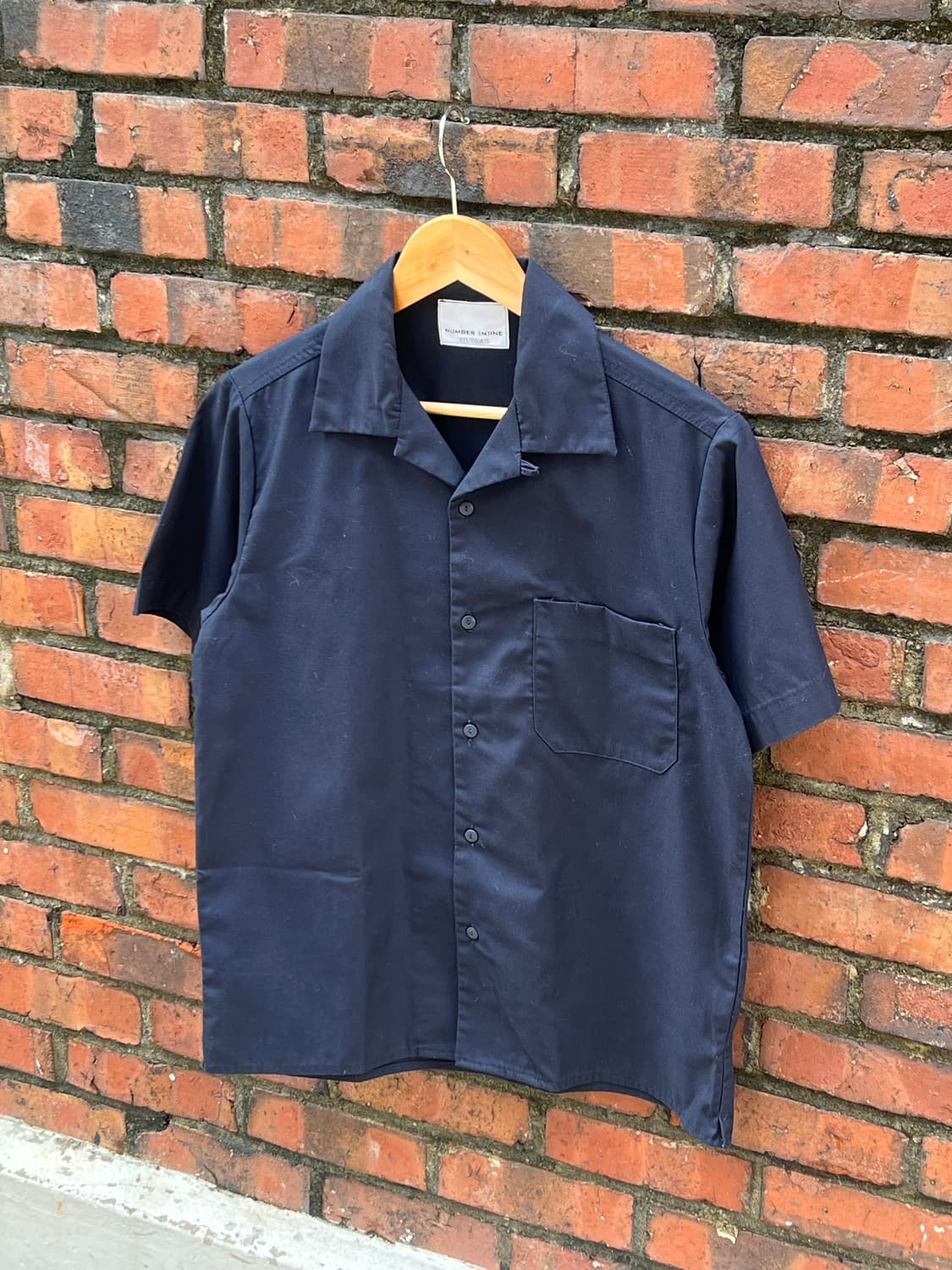 Number Nine Studio Open Collar Shirt 상품이미지3