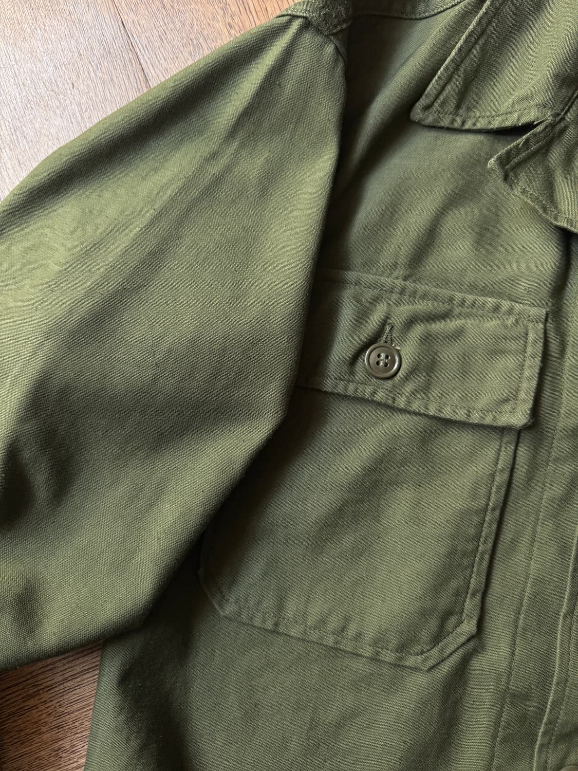 [S]50's 오리지널 U.S ARMY OG-107 1세대 밀리터리 셔츠 상품이미지5