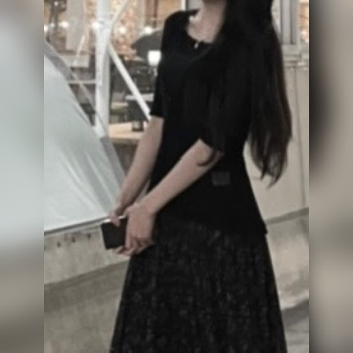 언샤픈빈티지 여리 블랙 니트 가디건  상품이미지2