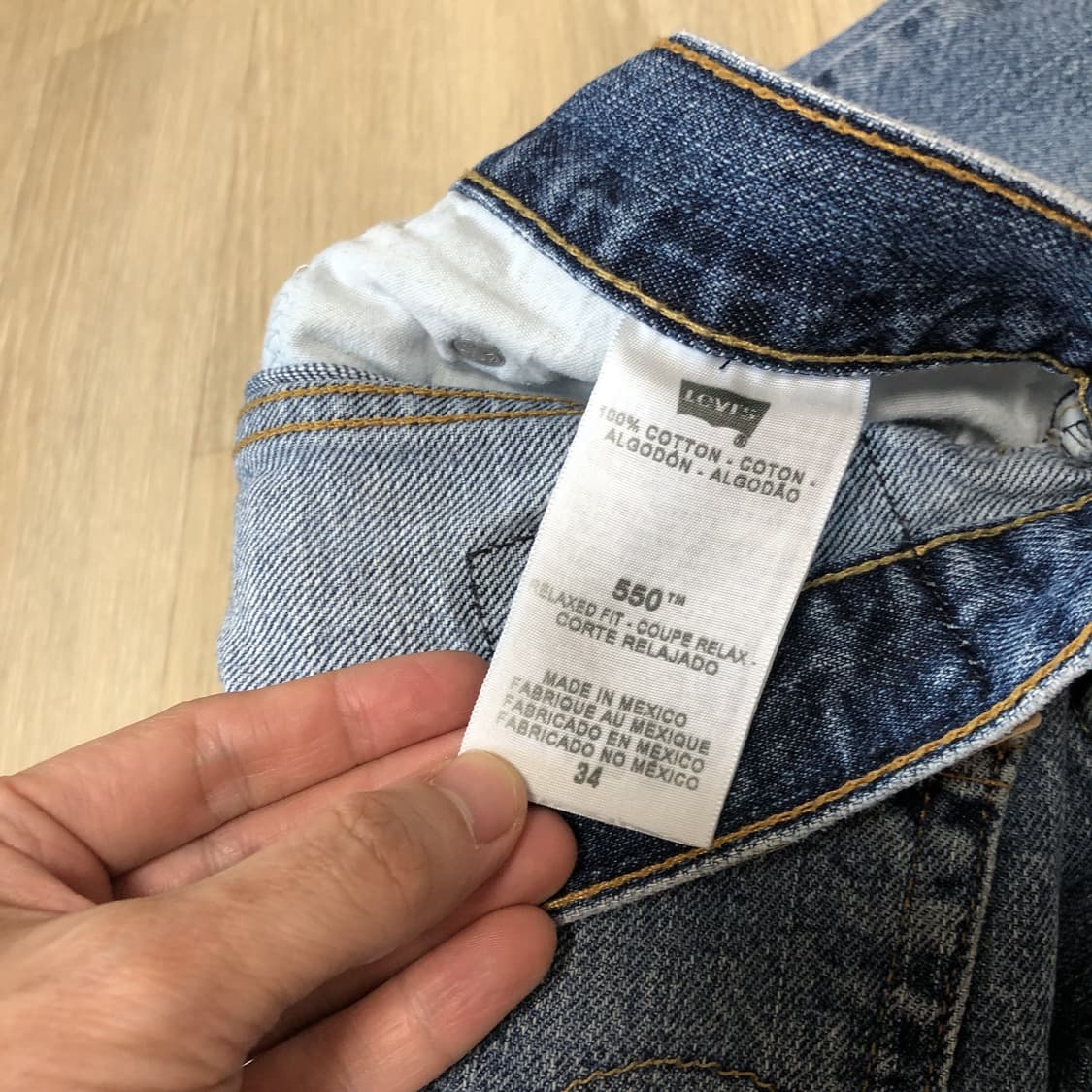 (34) 리바이스 Levi's 550 릴렉스드핏 워시드 쇼츠 반바지 상품이미지5
