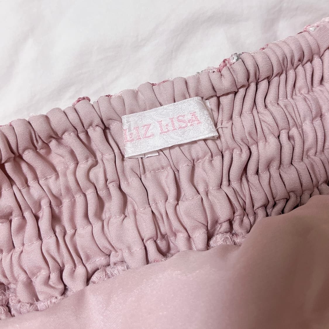 리즈리사 리본 레이스 스커트 스카판 히메갸루 로걀 라떼갸루 빈티지 상품이미지4