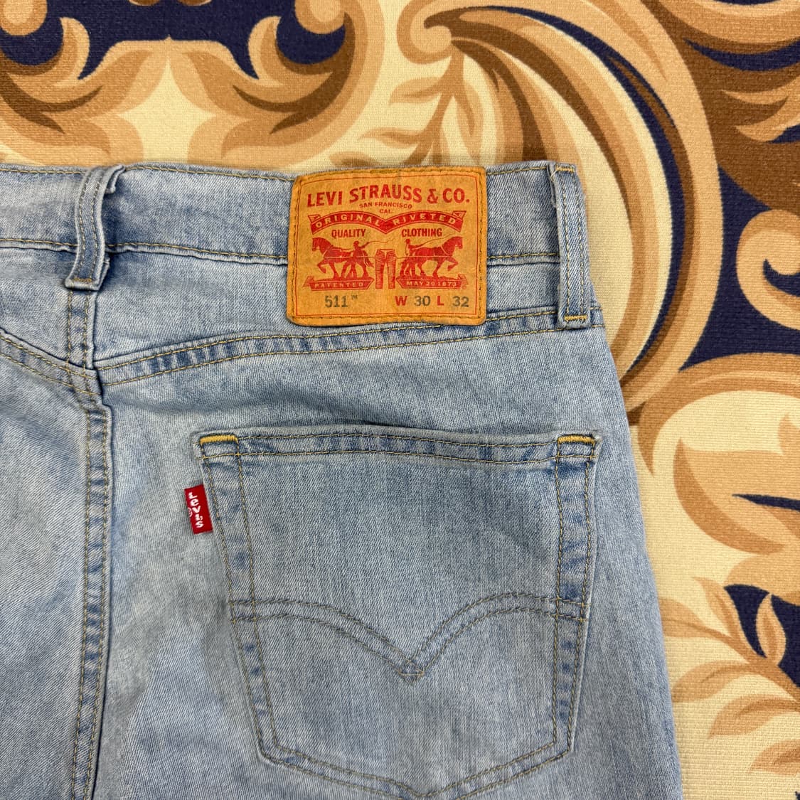 (30)리바이스 Levis511 연청 데님팬츠 상품이미지2