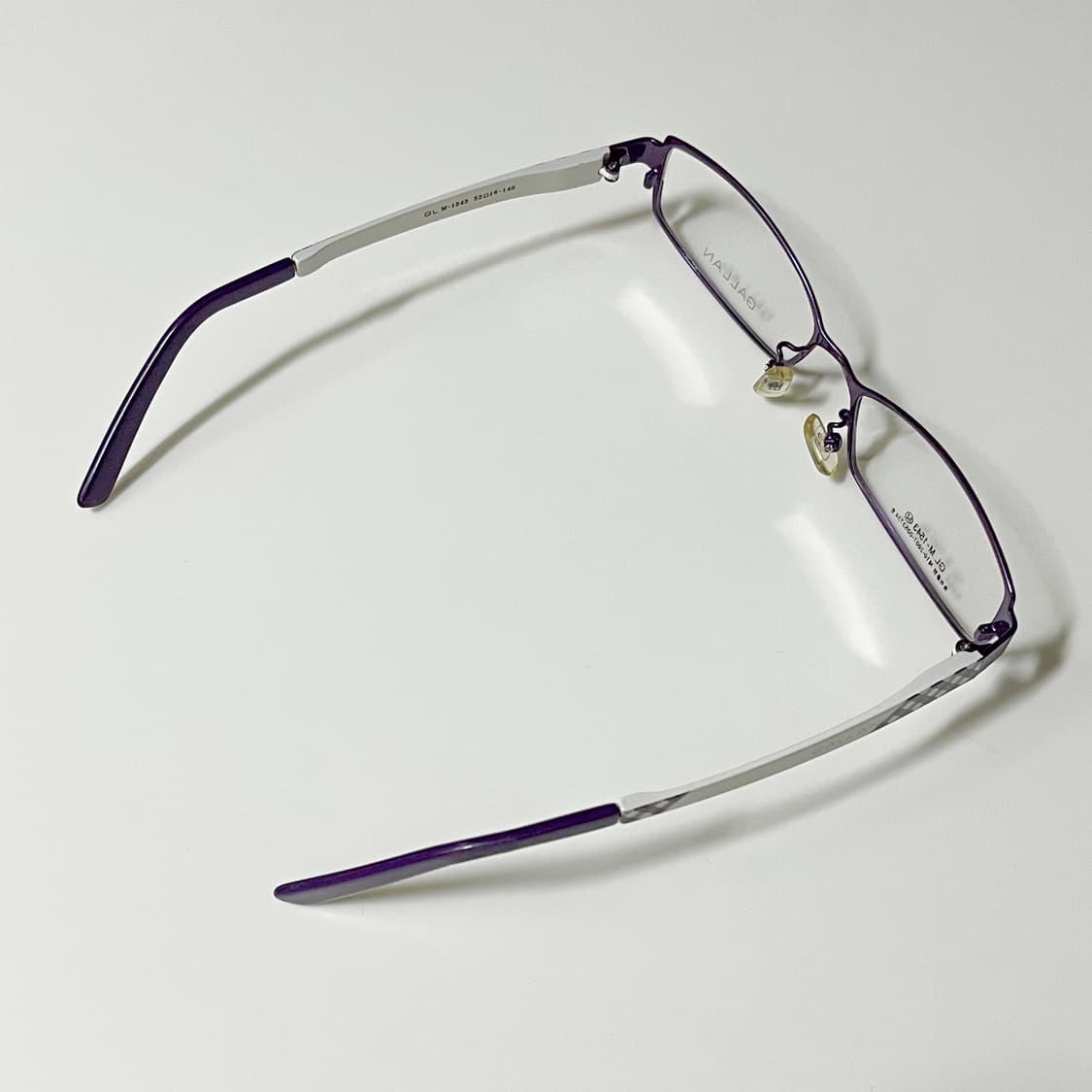 빈티지 퍼플 스퀘어 안경 상품이미지6