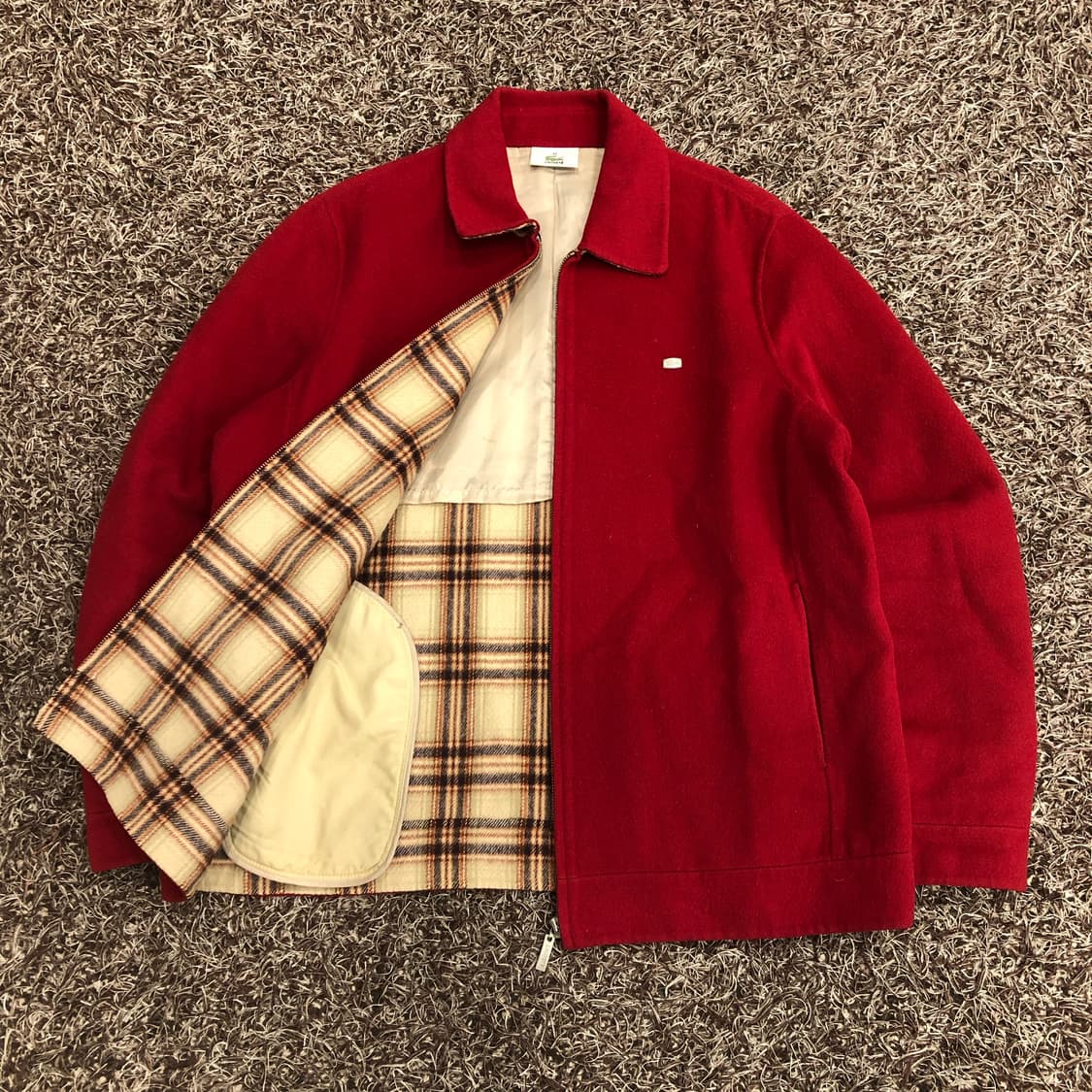 라코스테 캐시미어 블루종 자켓 상품이미지1