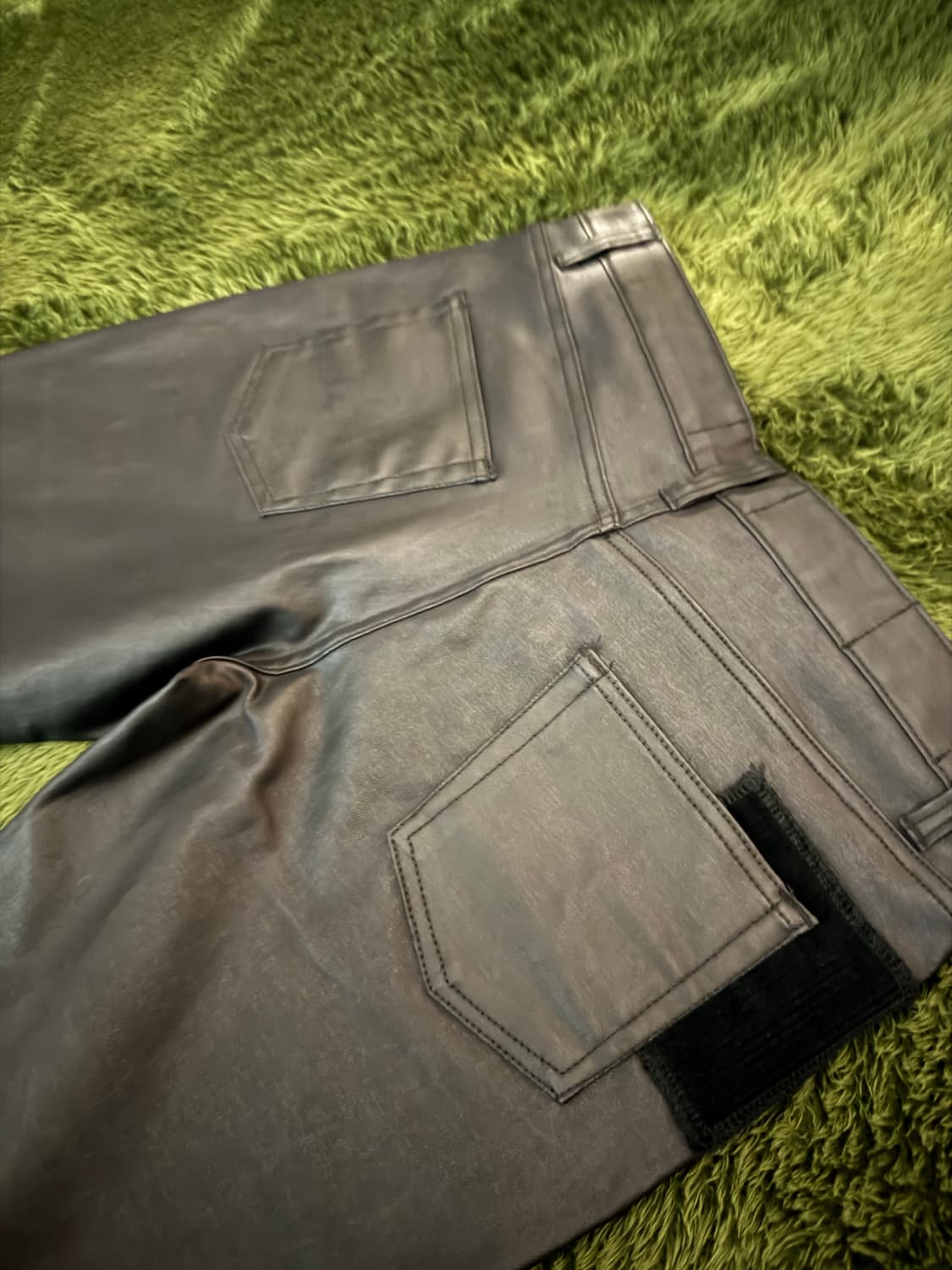 [3] 다잉브리드 X 에이징씨씨씨 피크 로고 패치 코팅 진 블랙 상품이미지10