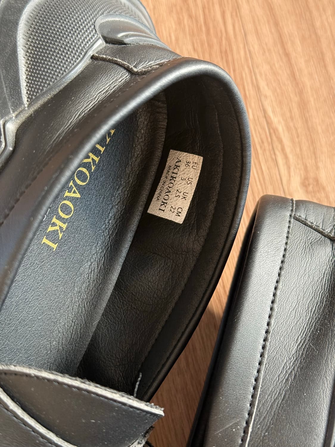 제니 아키코아오키 로퍼 36 상품이미지5