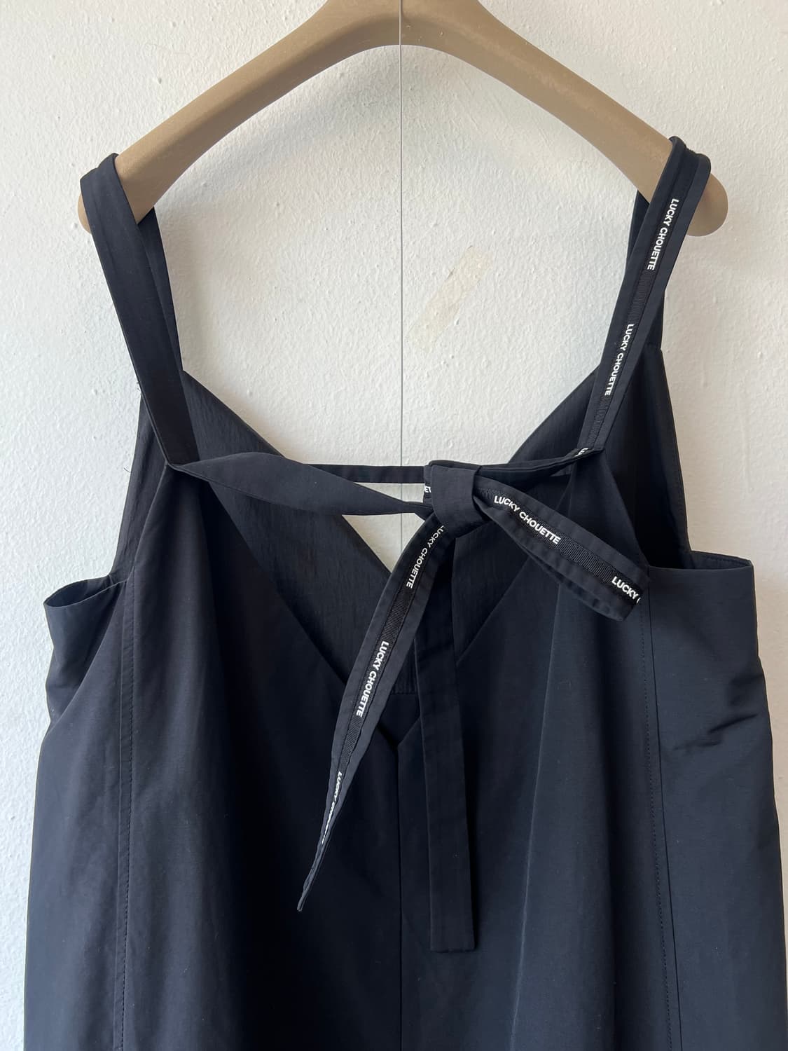 럭키슈에뜨 여성 블랙 뷔스티에원피스 레이어드원피스 상품이미지2