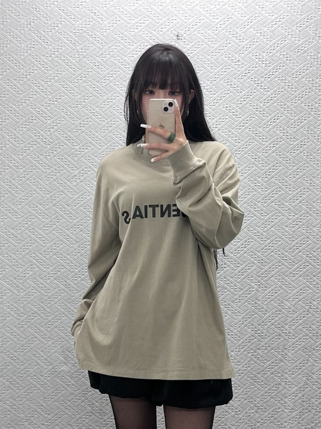 피어 오브 갓 에센셜 캐주얼 빅로고 오버핏 롱슬리브 S C10748 상품이미지1