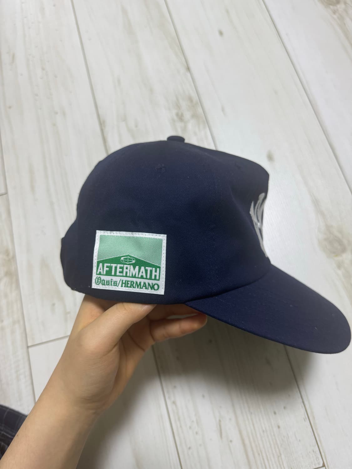 애프터매스 atm 로고 볼캡 네이비 상품이미지4